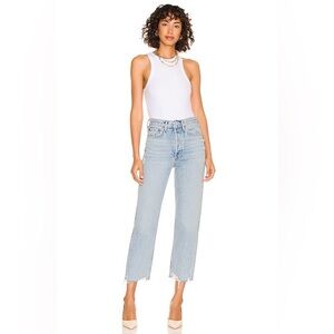 AGOLDE  90's Crop Jeans in Wash Nerve